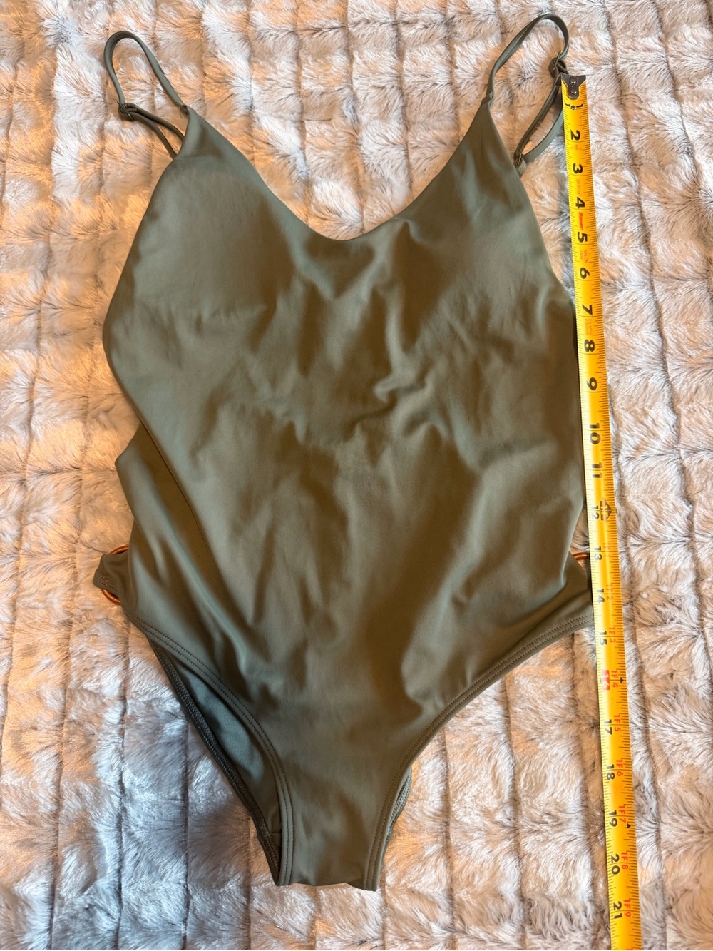 aerie Olive Green One-Piece Swimsuit
